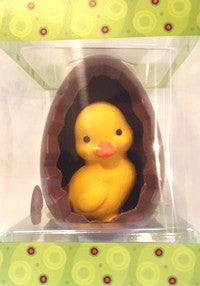 Easter Egg With Baby Duck