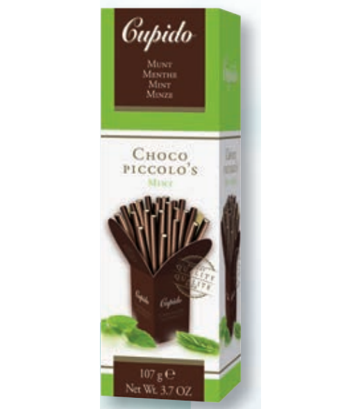 Cupido Chocolate Piccolo Sticks - Mint